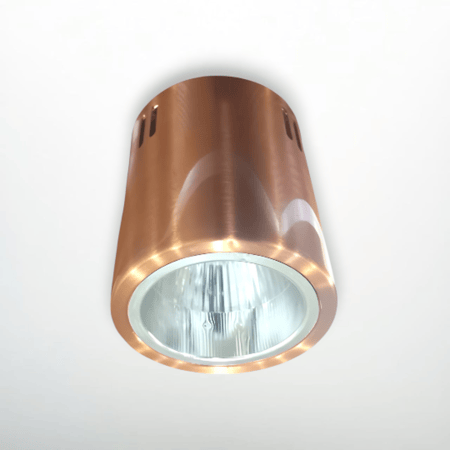 كشاف سلندر اسطواني لون نحاسي 3.5 بوصه E27