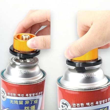 تحويلة غاز الموقد ذهبي/فضي