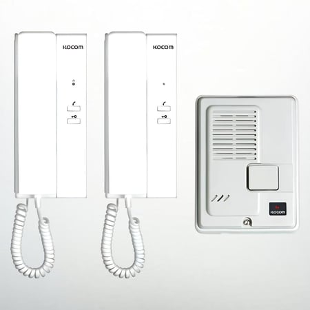 انتركوم سماعة باب خطين ( جرس مع سماعتين ) KOCOM