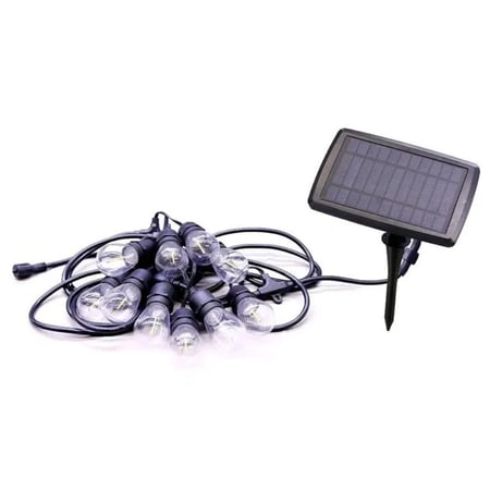 عقد اضاءة زينة  5 متر 10 لمبة يعمل على الطاقة شمسية