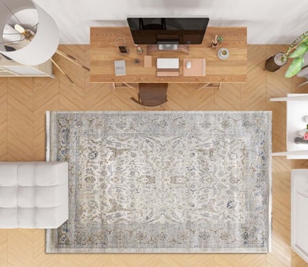 سجاد ايثار - كريم-بني - نقشة فاخرة