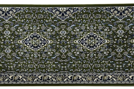 سجادة صلاة الروضة مع المأمومين (أخضر غامق)