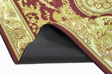 سجاد أفراح الهنا احمر-ذهبي ( مطبوع )