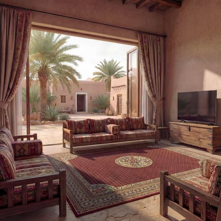 سجاد أفراح الهنا احمر (مطبوع )