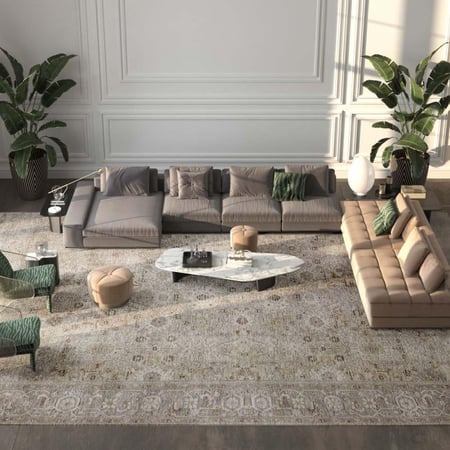 سجاد ريوف بني - رمادي