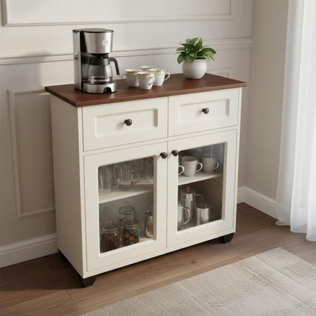 ركن قهوه ابيض وبني