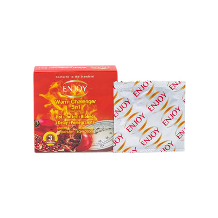 إنجوي واقي ذكري بالرمان للتأخير 3 ق