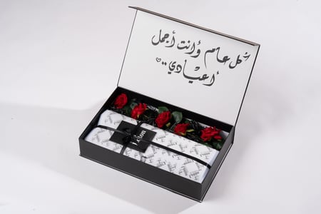 بكس إهداء قماش +تغليف أنيق