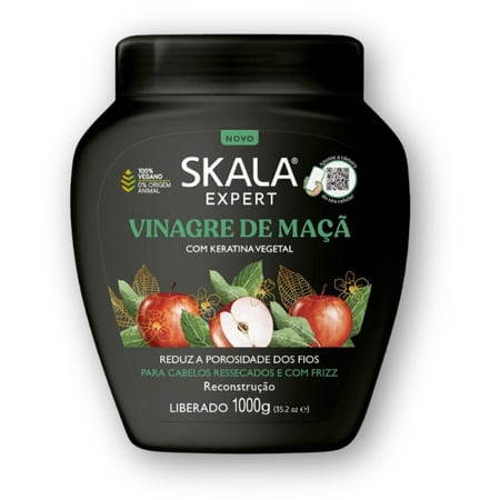 سكالا كريم خل التفاح للشعر - 1000 جرام