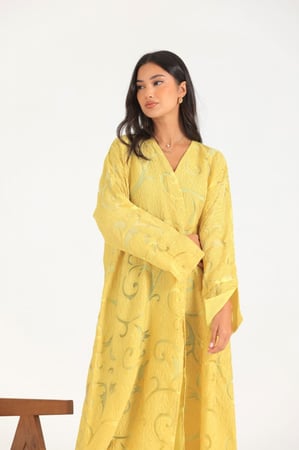 عباية ملون فاشن