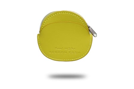 محفظة عملات "أورب" الجلدية الدائرية بسحاب علوي – أحمر كرزي