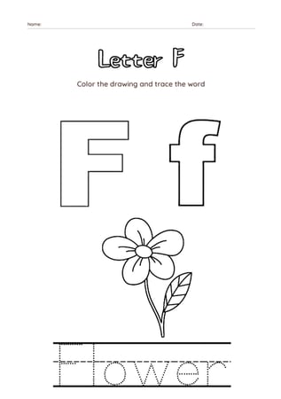 كتاب تلوين الحروف الإنجليزية - English Alphabets Coloring Book