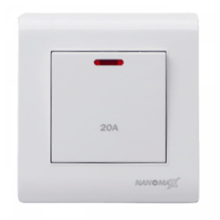 مفتاح سخان 20 امبير ابيض