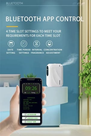 يتم التحكم به عن طريق التطبيق توصيل بلوتوث