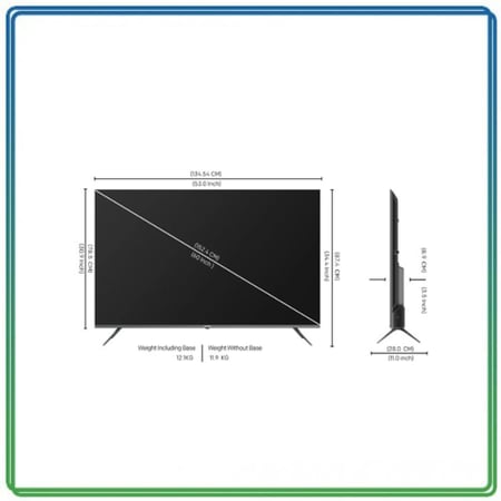 شاشة ذكية سكاي ورث 60 بوصة كيو ليد فور كي نظام قوقل تي في 120 هرتز
