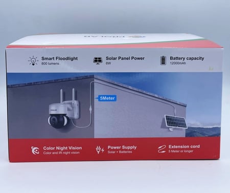 كاميرا مراقبة تعمل على الطاقة الشمسيه 4G