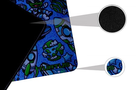 ماوس باد 3اكس إل   تورتو سبيس دي   TURTUS Gaming Mousepad XXXL   SPACE