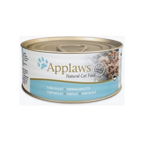 ابلاوز طعام رطب فيليه التونا للقطط البالغة 70جم - Applwas Wet Food Tuna Fillet for Adult Cats 70g