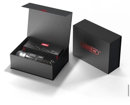 ماكينة القهوة هيبرو المحمولة للسيارة والسفر والمكتب والمنزل بدون حقيبة