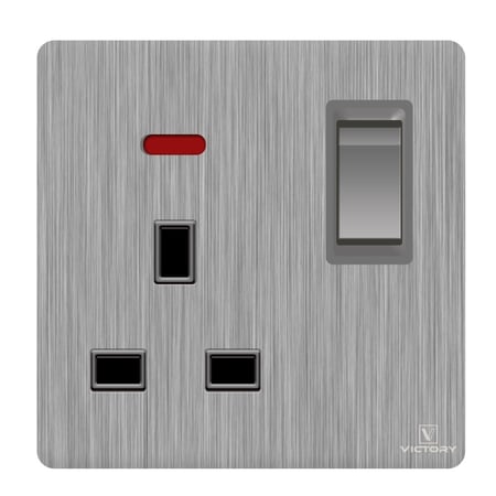 فيش  13 أمبير مفرد + USB + Type C  (خاص رونكس لايت)