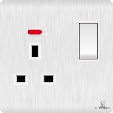 فيش  13 أمبير مفرد + USB + Type C  (خاص رونكس لايت)