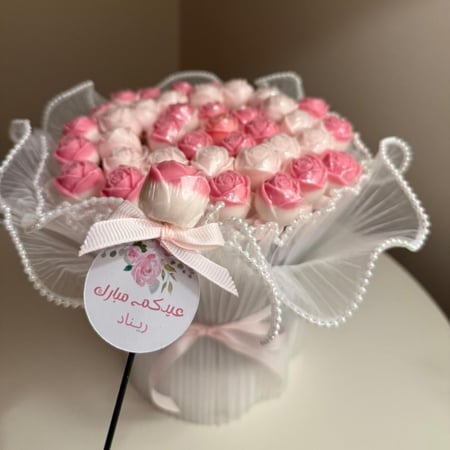 بوكيه صابون الجوري الميني المعطر