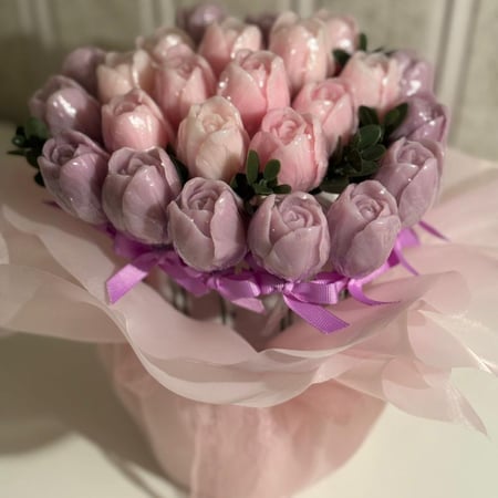 صابون زهرة التوليب المعطر بالمسك