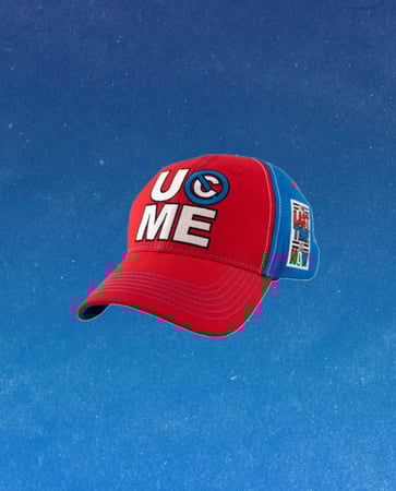 كاب جون سينا احمر وازرق