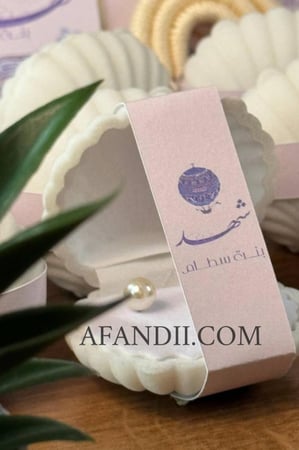 6صدفة حلقان (مع حلقان)