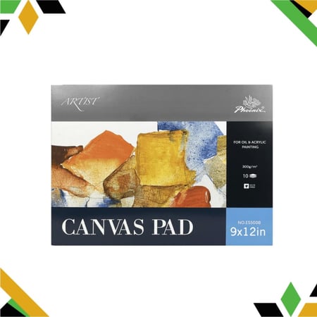 Canvas pad 9x12 in