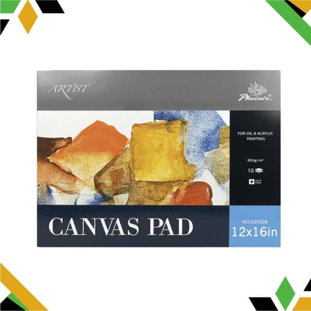 Canvas pad 12x16 in