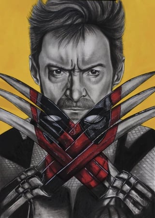 رسمة ديدبول & وولفرين