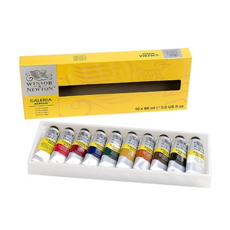 طقم ألوان اكريليك وينسور آند نيوتن جاليرا ب