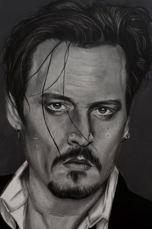 رسمة جوني ديب