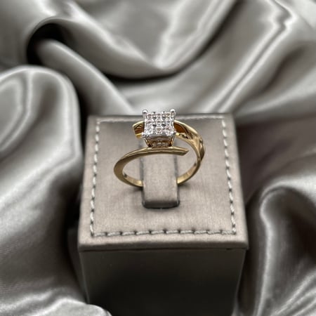 خاتم ذهب أصفر عيار 18