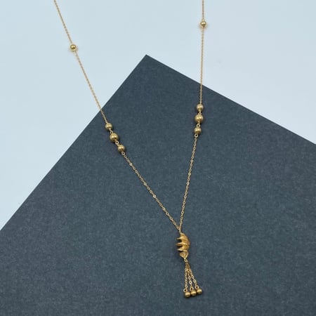 عقد ذهب أصفر عيار 21