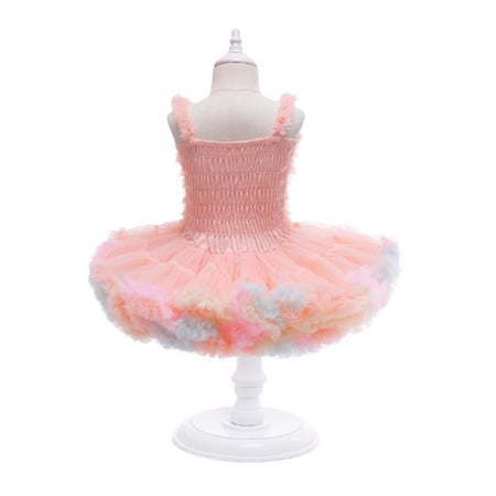 فستان حفلات بتصميم tutu dress ملون