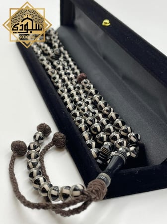 سبحة كوك أصلية مطعمة بالفضة