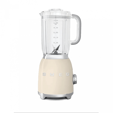 خلاط سميج تصميم عصري من ريترو 800 واط . 3وظائف و 4سرعات . كريمي