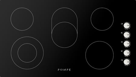 سطح 90 سم 5 عيون سيراميك مفتاح بومبي