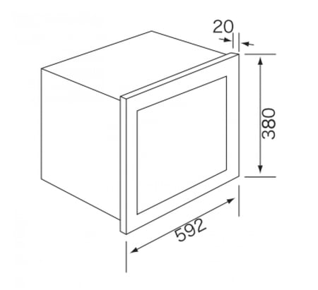 مايكرويف بلت ان 30 لتر كتشن نت JN2204007