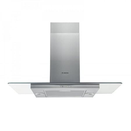 شفاط جزيرة اريستون 90سم زجاج AIF9.7FLBX