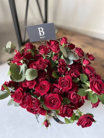 فازة ورد بيبي جوري احمر