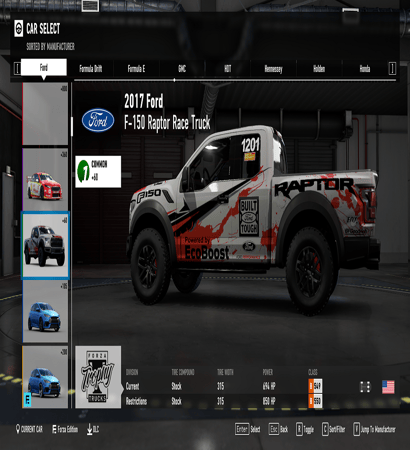 تعديل للعبة Forza Motorsport 7