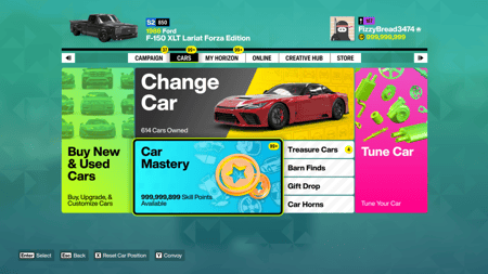 تعديل للعبة Forza Horizon 6