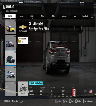 تعديل للعبة Forza Motorsport 7