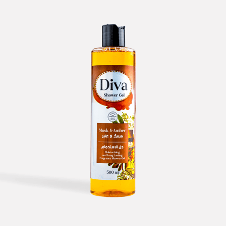 ديفا جل استحمام بمسك و عنبر 500 مل