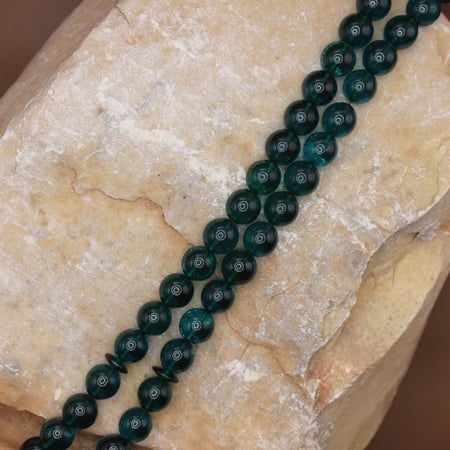 سندلوس مع تمليكة عدد الخرز 45 مقاس الخرز 11.5 مل