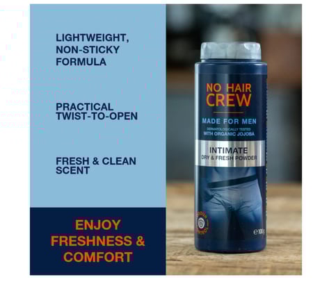 بودرة للمناطق الحساسة للرجال