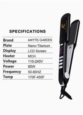 مملس شعر تيتانيوم